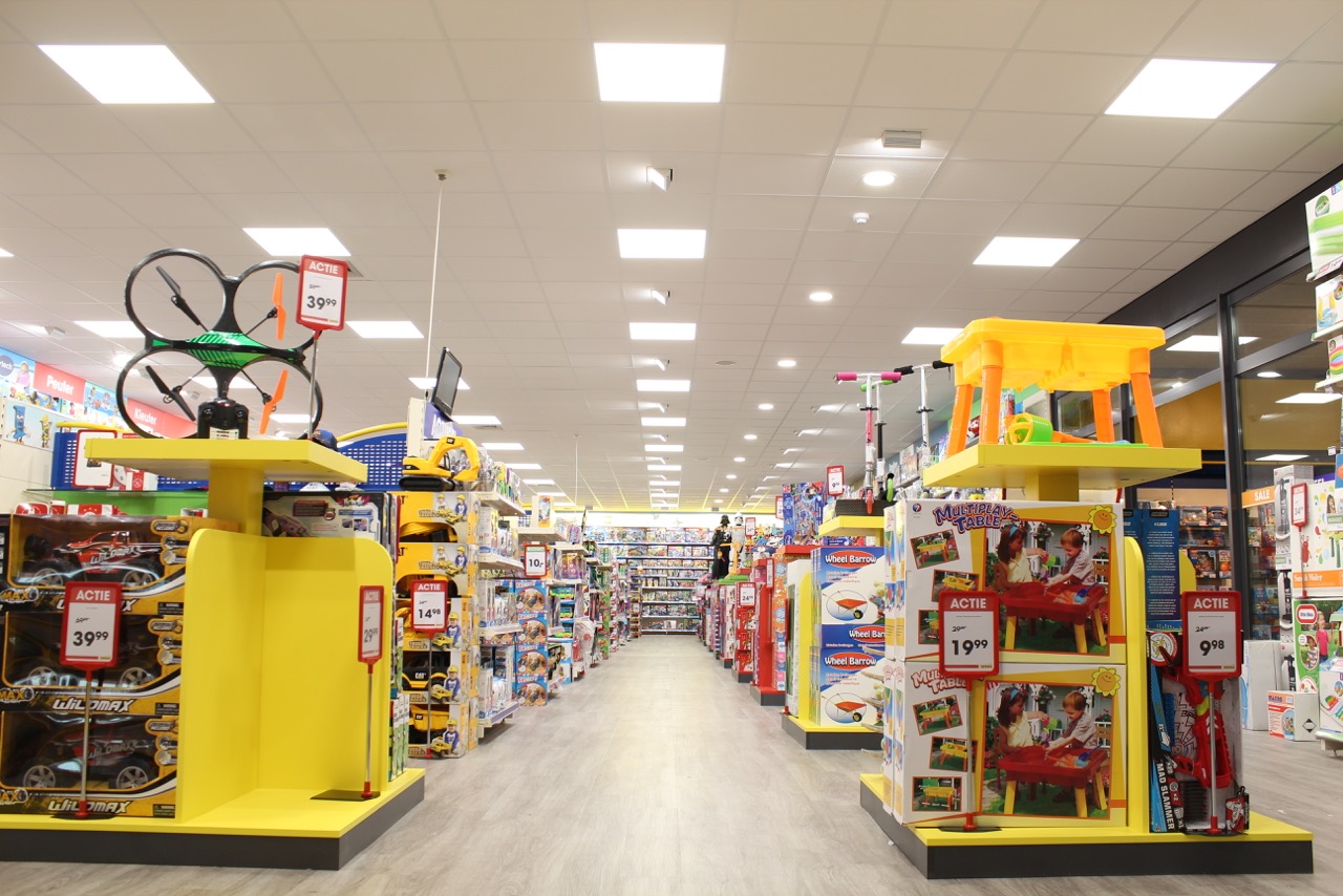 Verlichting in systeemplafond