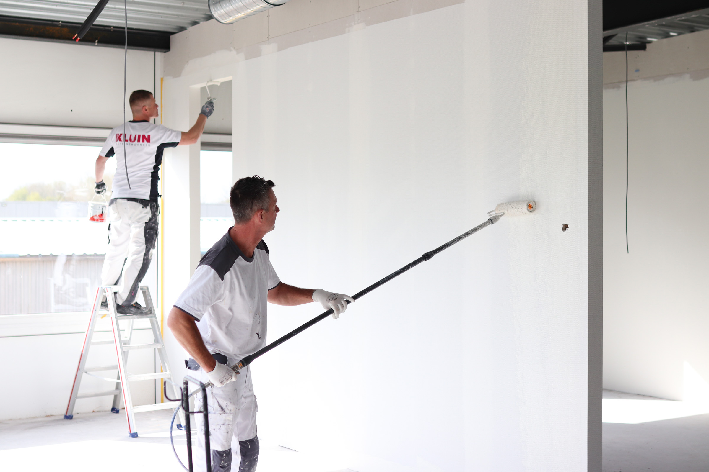 Metalstud wand afwerking