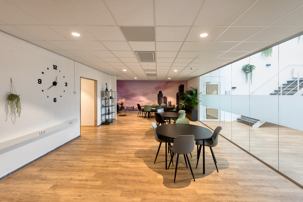 Systeemwand met privacy